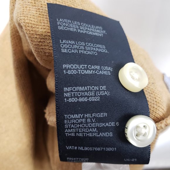 Tommy Hilfiger Classic Fit XL Brown Polo - Picture 8 of 8
